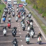 Midland Scooters Run to VMSC