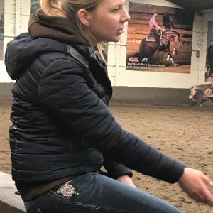 Perrine Prevost- Reining Clinic at Pinastoli Reining HORSES