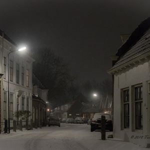 Winter night in Oost Souburg and Groote Abeele