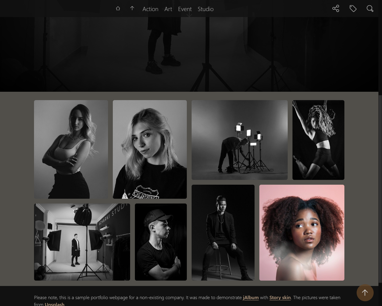 Studio photography