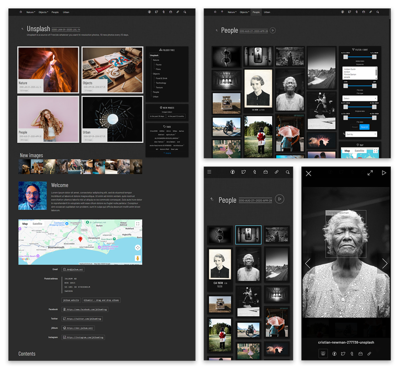 A feature-rich Photoblogger gallery