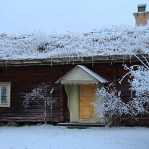 Cold and frost in Säter, Dalarna