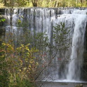 Herisson Falls in Jura (France)