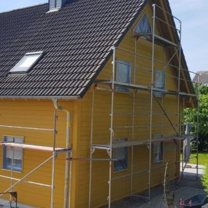 Baustelle Waldsassen Holzhaus