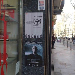 Enganxada cartells 12 de Març 2020 – Barcelona