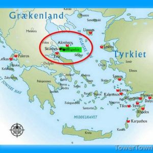 The Greek island Skopelos